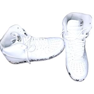 Air Force One dip dye high tops